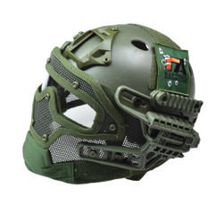 RTQ G4 System PJ Helmet and Full Mask, OD Green RTQ G4 System PJ Helmet and Full Mask, OD Green