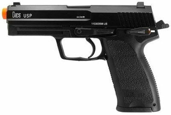 HandK USP CO2 Blowback Airsoft Pistol, Black HandK USP CO2 Blowback Airsoft Pistol, Black