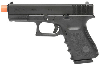 GLOCK Gen 3 G19 Gas Blowback Airsoft Pistol, Black GLOCK Gen 3 G19 Gas Blowback Airsoft Pistol, Black