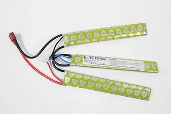 Elite Force 11.1v 1200 mAh 15C Tri-Panel Deans Battery, Tamiya Plugs