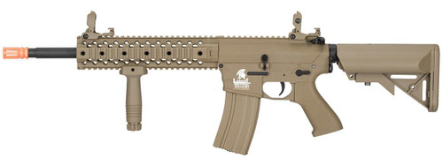 Lancer Tactical M4 RIS EVO Gen 2 Low FPS Battle Rifle Airsoft AEG, Tan Lancer Tactical M4 RIS EVO Gen 2 Low FPS Battle Rifle Airsoft AEG, Tan