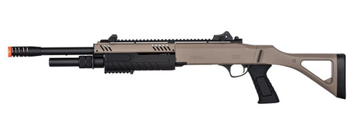 BO Manufacture FABARM STF12 18 Barrel Pump Action Shotgun w/ Stock, Dark Earth BO Manufacture FABARM STF12 18 Barrel Pump Action Shotgun w/ Stock, Dark Earth