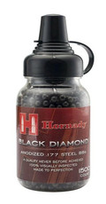 UMAREX Hornady Black Diamond Steel .177 Cal 1500 Count BBs, Anodized Finish