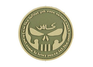 G-Force Infidel With Punisher PVC Patch, Green G-Force Infidel With Punisher PVC Patch, Green