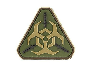 G-Force Resident Evil Biohazard PVC Morale Patch, OD Green G-Force Resident Evil Biohazard PVC Morale Patch, OD Green