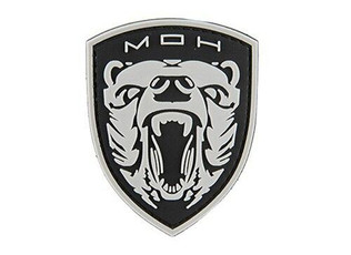 G-Force Medal of Honor Moh Grizzly PVC Morale Patch G-Force Medal of Honor Moh Grizzly PVC Morale Patch