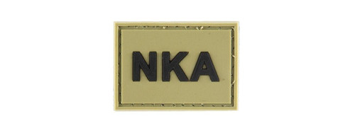 G-Force NKA No Known Allergies PVC Morale Patch, OD Green G-Force NKA No Known Allergies PVC Morale Patch, OD Green