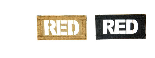 Red Call Sign Patches, IR and Glow-In-The-Dark Set Red Call Sign Patches, IR and Glow-In-The-Dark Set