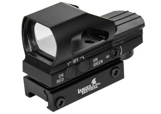 Lancer Tactical 4 Reticle Reflex Sight w/ Button Control Lancer Tactical 4 Reticle Reflex Sight w/ Button Control
