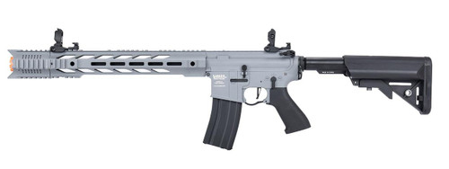 Lancer Tactical Interceptor SPR ProLine Series High FPS AEG Airsoft Rifle, Gray