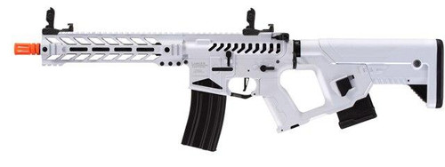 Lancer Tactical Enforcer Battle Hawk 10 Skeleton AEG Airsoft Rifle w/ Alpha Stock, White