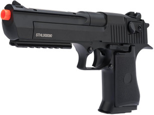 CYMA Desert Eagle Licensed Full Auto Airsoft AEP Pistol, Black