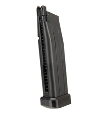 WE Tech 28 Round CO2 Gas Magazine for Hi-Capa 4.3 Airsoft Pistols, Black