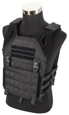 Lancer Tactical Lightweight Plate Carrier Vest, Black Lancer Tactical Lightweight Plate Carrier Vest, Black