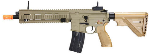 H&K 416 A5 Competition 6mm AEG Airsoft Rifle, Tan/Black H&K 416 A5 Competition 6mm AEG Airsoft Rifle, Tan/Black