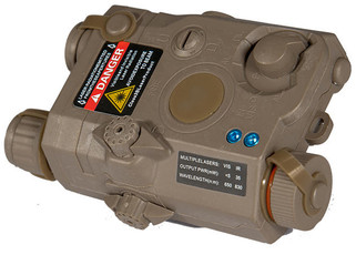 PEQ-15 LA-5 Battery Case w/ Red Laser, Dark Earth PEQ-15 LA-5 Battery Case w/ Red Laser, Dark Earth