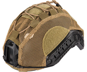 Lancer Tactical BUMP Helmet Cover in Medium, Tan Lancer Tactical BUMP Helmet Cover in Medium, Tan