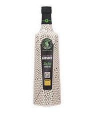 Lancer Tactical 5100 Round 0.30g Bio Airsoft BBs, White Lancer Tactical 5100 Round 0.30g Bio Airsoft BBs, White