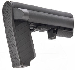 LCT Airsoft LTS Adjustable M4 Rifle Stock, Black