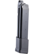 EMG 30 Round Magazine w/ Extended Tactical Base for HI-CAPA CO2 Gas Blowback Airsoft Pistol, Black