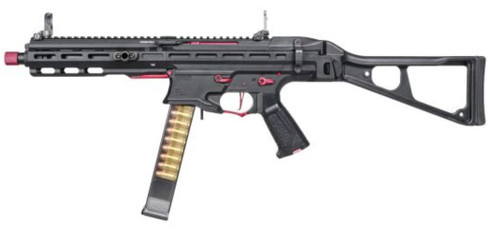 G&G PCC 45 AEG Airsoft Rifle, Red/Black