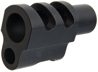 Atlas Custom Works Type 4 Compensator for Tokyo Marui 1911 Airsoft Pistols, Black Atlas Custom Works Type 4 Compensator for Tokyo Marui 1911 Airsoft Pistols, Black