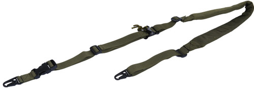 Lancer Tactical 2-Point Padded Rifle Sling, OD Lancer Tactical 2-Point Padded Rifle Sling, OD