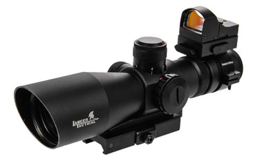 Lancer Tactical 3-9x40 Illuminated Scope w/ Backup Red Dot Sight Lancer Tactical 3-9x40 Illuminated Scope w/ Backup Red Dot Sight