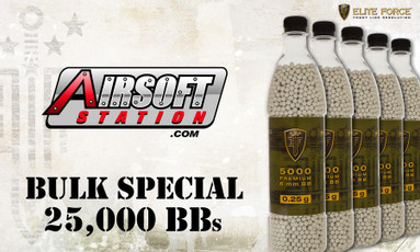 Elite Force Premium BBs, 0.25g, 25K Bulk Deal Elite Force Premium BBs, 0.25g, 25K Bulk Deal