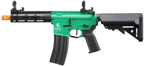 Lancer Tactical Gen 2 CQB Airsoft M4 AEG Rifle Core Series, Green/Black