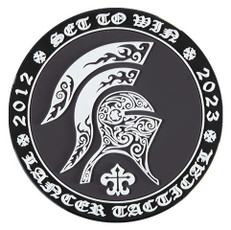 Lancer Tactical Official Set to Win Patch PVC Morale Patch 2023 Special Edition, Black/White Lancer Tactical Official Set to Win Patch PVC Morale Patch 2023 Special Edition, Black/White