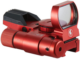 Lancer Tactical Red / Green Dot Reflex Sight and Laser, Red