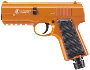 Lancer Defense Hornet .43 Cal CO2 Powered Less Lethal Defense Air Pistol Full Set, Orange/Black