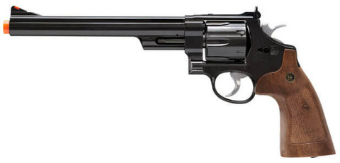 Smith and Wesson M29 Electroplated Airsoft Revolver, Chrome