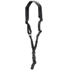 Lancer Tactical Heavy Duty Foam Padded Single Point Sling w/ QD Buckle, Black