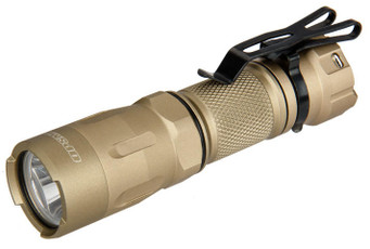 Opsmen Tactical 800 Lumen Strobe Flashlight, Tan