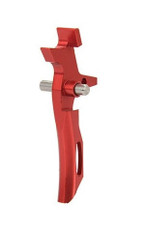 Lancer Tactical RA Style Aluminum Trigger for AEG Airsoft Rifles, Red