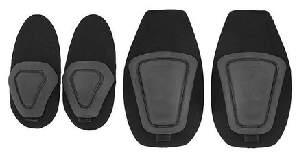 Lancer Tactical Combat Knee & Elbow Pad Set, Black