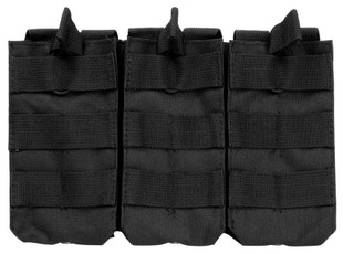 NcStar Vism Molle Triple M4/M16 Rifle Mag Pouch w/ Retention Straps, Black NcStar Vism Molle Triple M4/M16 Rifle Mag Pouch w/ Retention Straps, Black