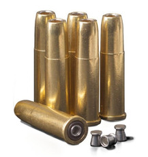 Crosman SNR357 .177 Cal 6ct Pellet Revolver Shells, Gold Crosman SNR357 .177 Cal 6ct Pellet Revolver Shells, Gold
