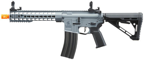 Lancer Tactical Gen 3 10" Keymod M4 Carbine Airsoft AEG Rifle with Delta Stock, Grey