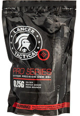 Lancer Tactical 4000 Round 0.25g Seamless Airsoft BBs, White
