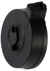 Well R2C 200 Round High-Cap Drum Magazine, Black
