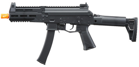 Lancer Tactical Full Metal PP20 EBB Airsoft SMG AEG Rifle, Black