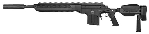 Lancer Tactical Bolt Action Airsoft Sniper Rifle w/ Folding Stock, Black