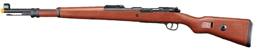 S&T KAR 98K Bolt Action Spring Powered Airsoft Rifle, Faux Wood