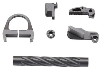 Lancer Tactical Tandemkross CTHULHU GBB Airsoft Pistol Colored CNC Accessory Upgrade Parts Set, Black