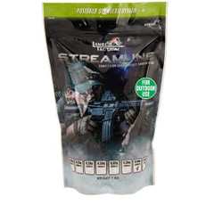Lancer Tactical 2500 Round 0.40g Streamline Competition Grade Outdoor Airsoft BBs, White