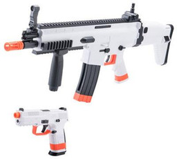 SoftAir FN SCAR L & FNS-9 Spring Powered Airsoft Tactical Kit, SB199 Blizzard Warning White