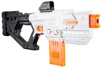 Cyber Walker Alpha Auto Electric Dart Blaster, White/Orange